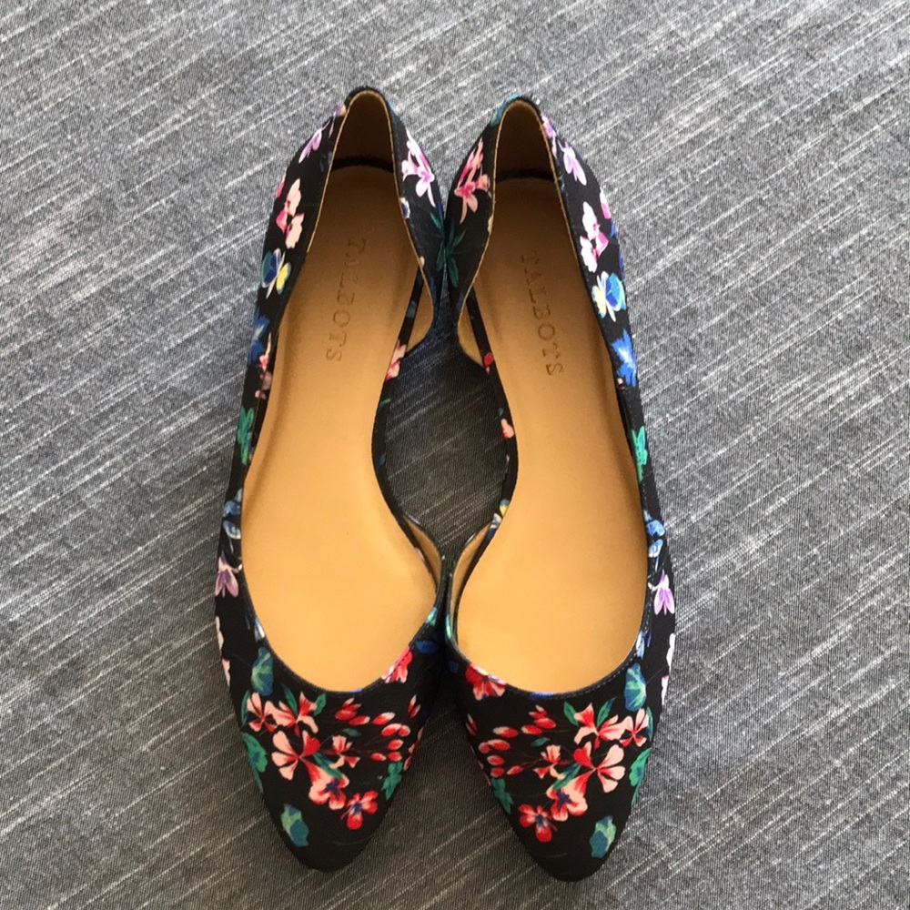 Floral Talbots Flats